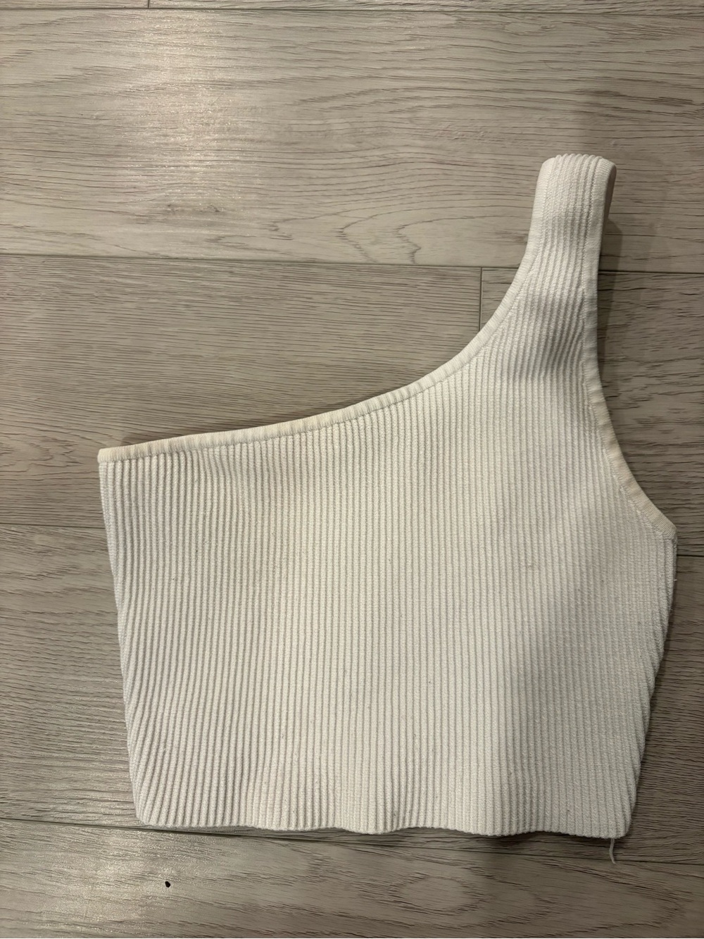 Babaton white Ribbed Scoop-Neck Sweater